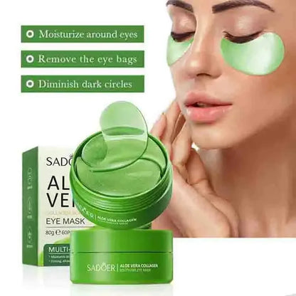 60pcs Aloe Vera Collagen (Anti-Wrinkles Eye Patches)